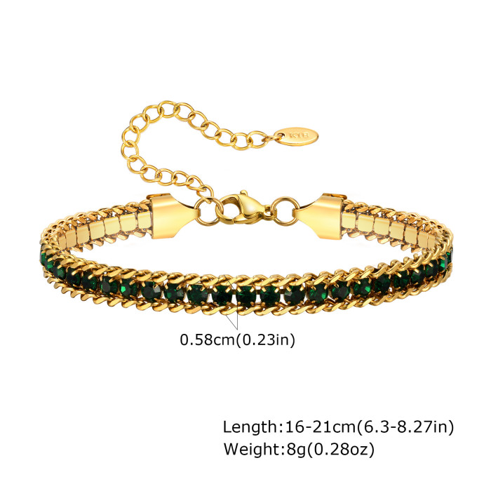 Wholesale Stainless Steel Women's Tennis Bracelet