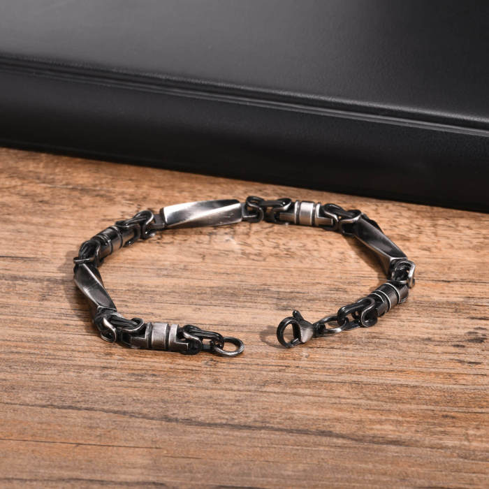 Wholesale Stainless Steel Unique Byzantine Bracelet