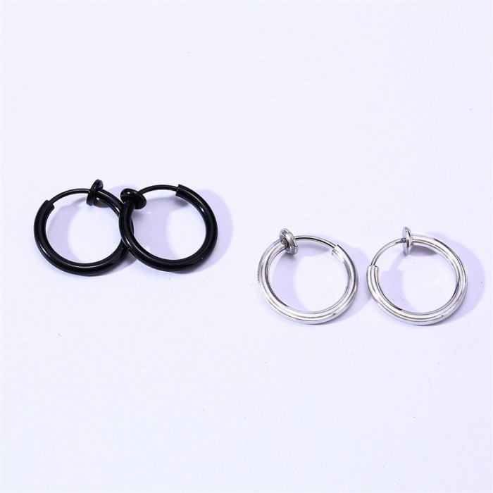 Wholesale Stainless Steel Hoop Earrings for Guys