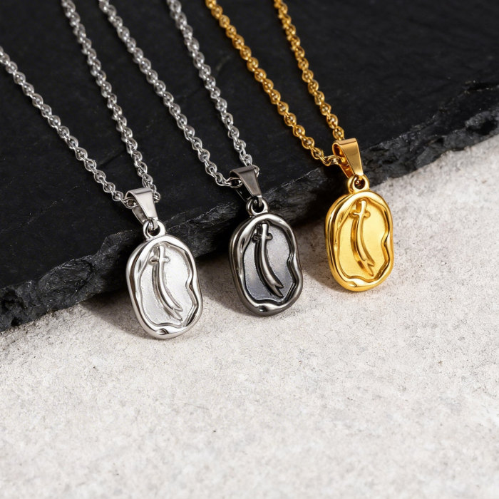 Wholesale Stainless Steel Sword Necklaces