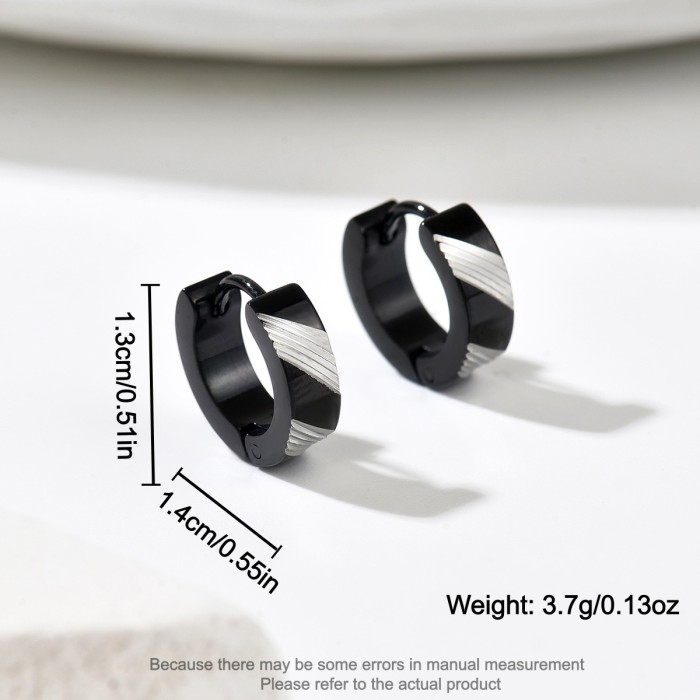 Wholesale Stainless Steel Huggie Earrings
