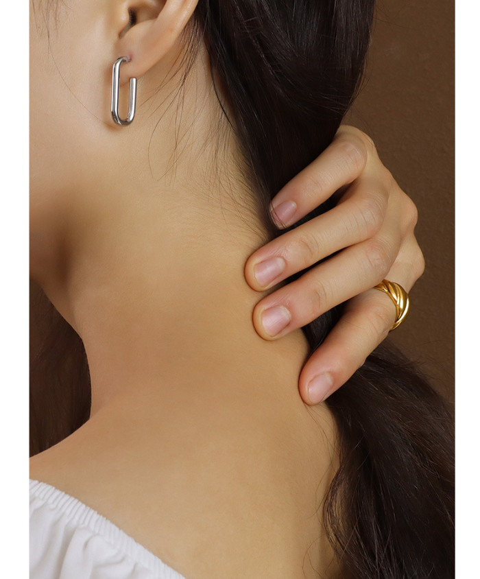 Wholesale Stainless Steel Women Fashion Earring