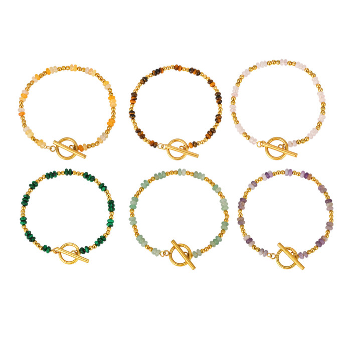 Wholesale Natural Gemstone Beaded Bracelet