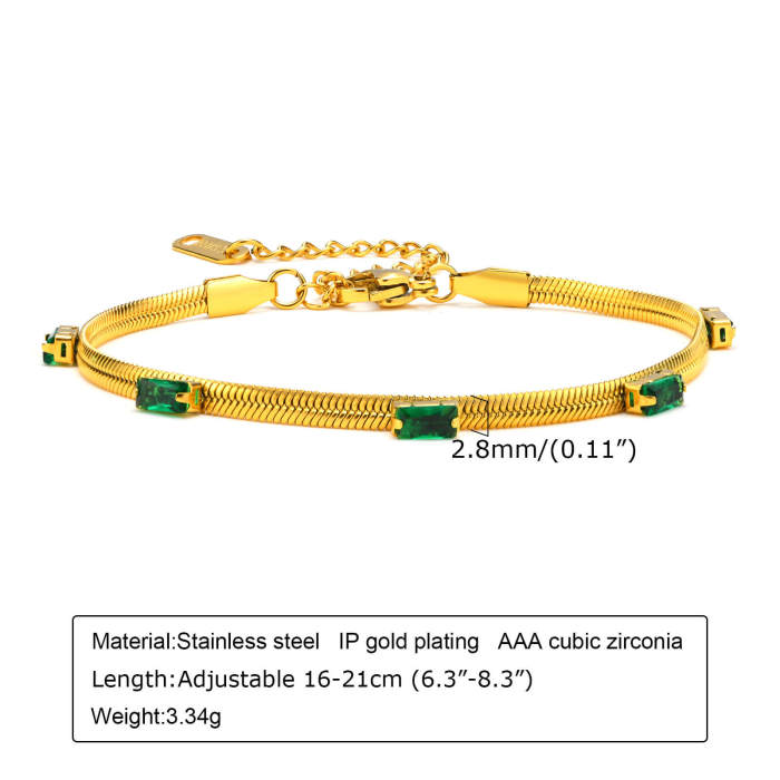 Wholesale Stainless Steel Snake Chain Bracelet Necklace Set
