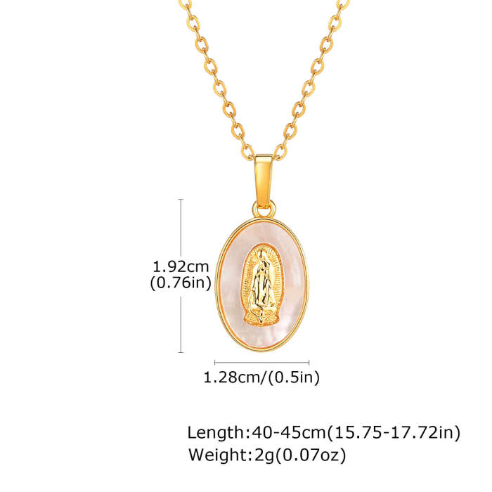 Wholesale Stainless Steel Madonna Pendant