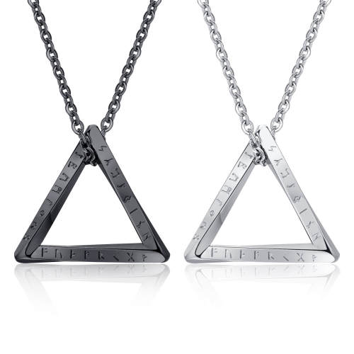 Wholesale Stainless Steel Viking Triangle Pendant