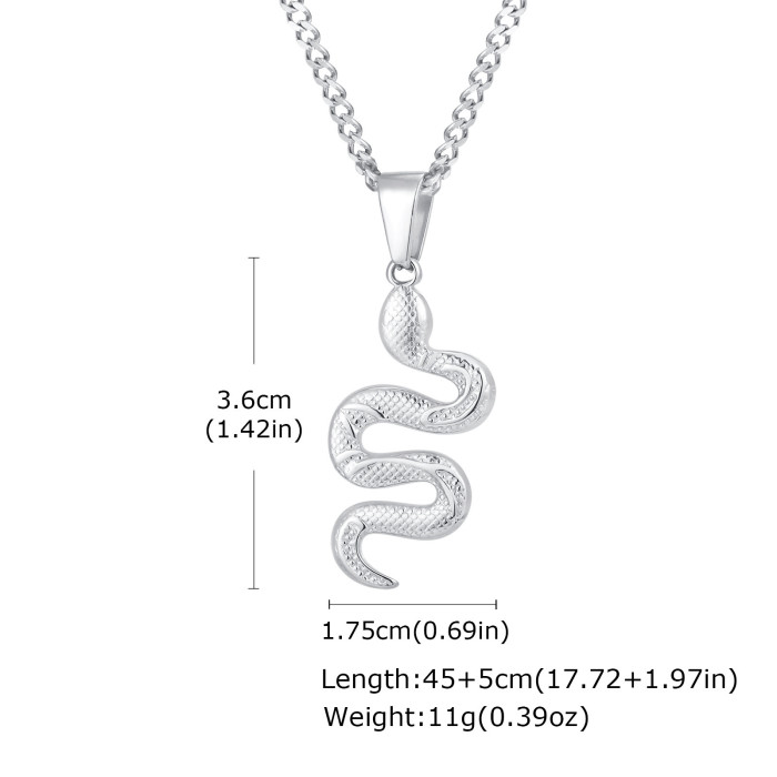 Wholesale Stainless Steel Snake Pendants