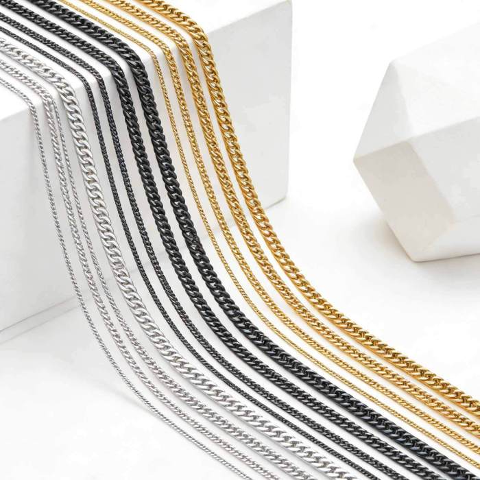 Wholesale Stainless Steel Cuban Link Chains