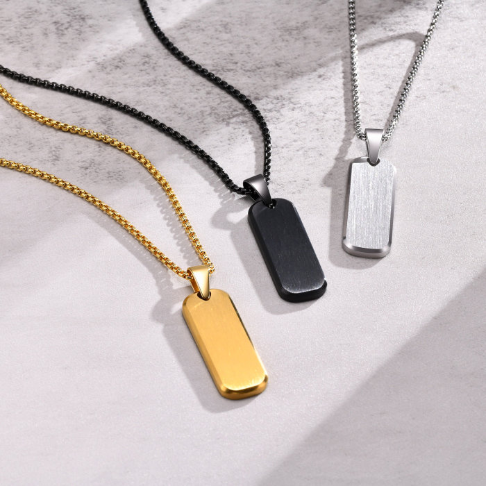 Wholesale Stainless Steel Brushed Pendant