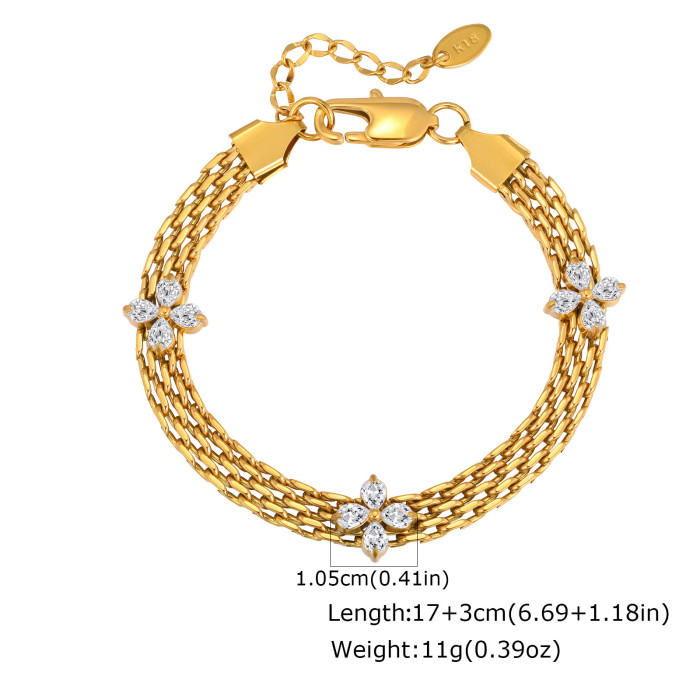 Wholesale Stainless Steel Mesh Chain Bracelet