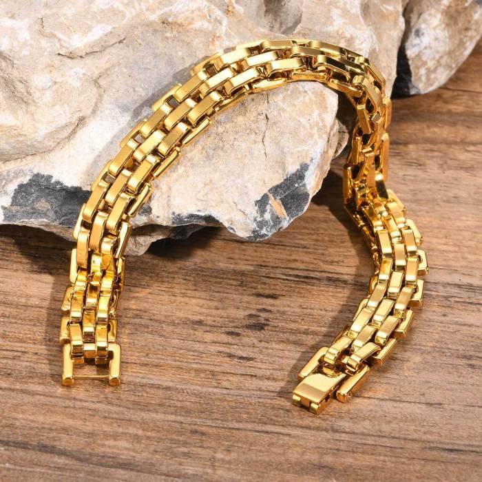 Wholesale Stainless Steel Strap Bracelet