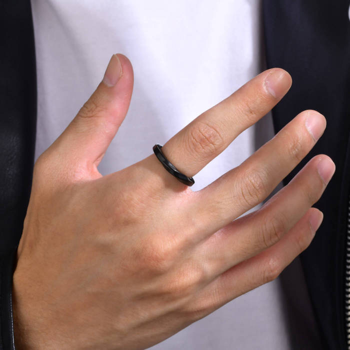 Wholesale Stainless Steel 3mm Möbius Ring