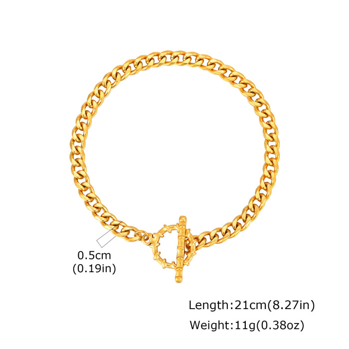 Wholesale Stainless Steel OT Clasp Bracelet