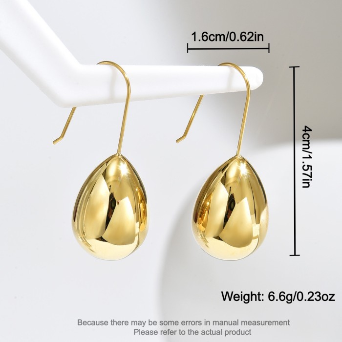 Wholesale Stainless Steel Tear Drop Earrings
