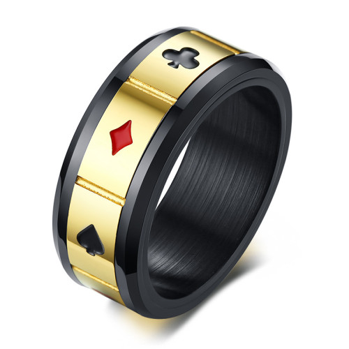 Wholesale 8mm Spinner Stainless Steel Ring