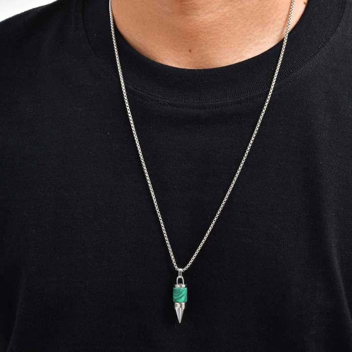 Wholesale Stainless Steel Bullet Pendant