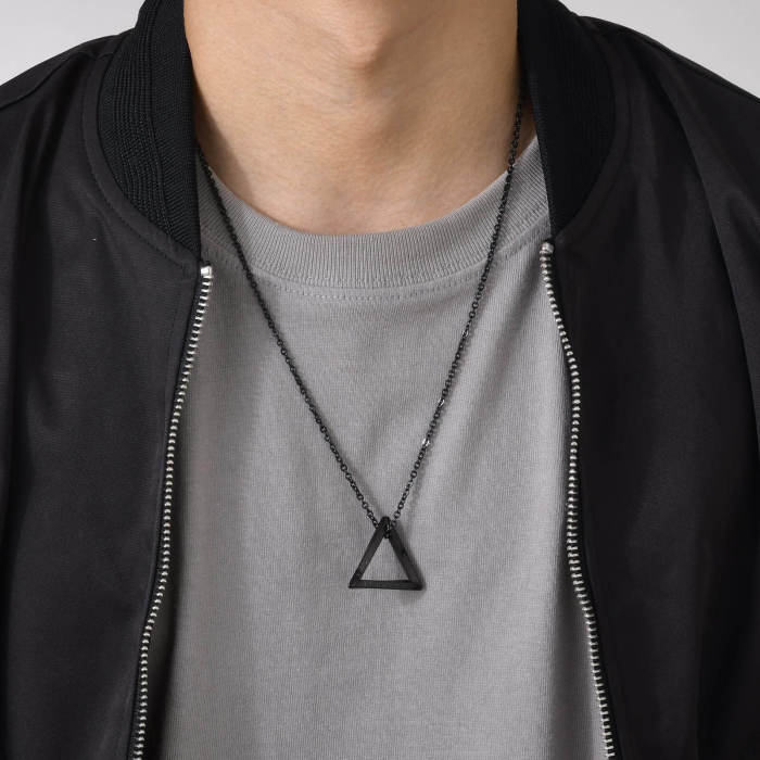 Wholesale Stainless Steel Viking Triangle Pendant