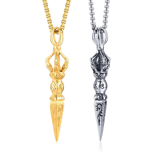 Wholesale Stainless Steel Men Magic Pestle Pendant