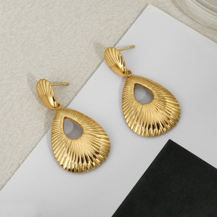 Wholesale Stainless Steel Niche Fashion Earrings
