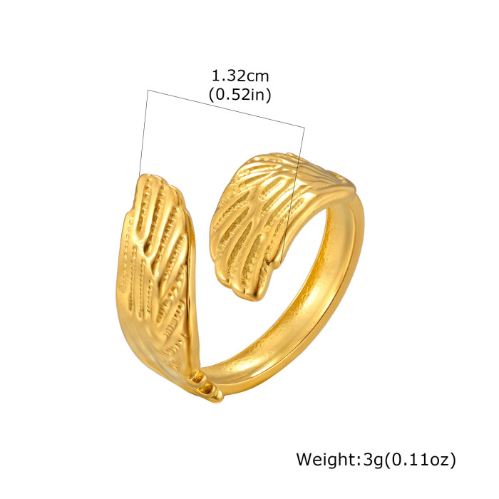 Wholesale Botanical Gold Open Ring Collection