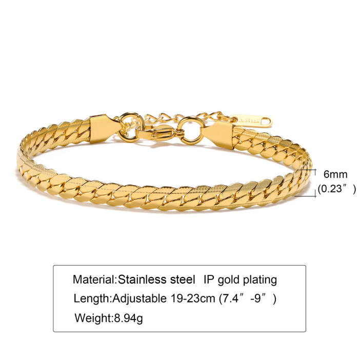 Wholesale Stainless Steel NK Chain Bracelets