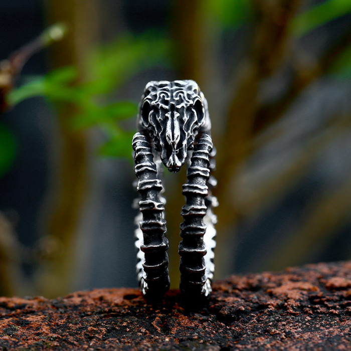 Wholesale Stainless Steel Sheepshead Bone Ring