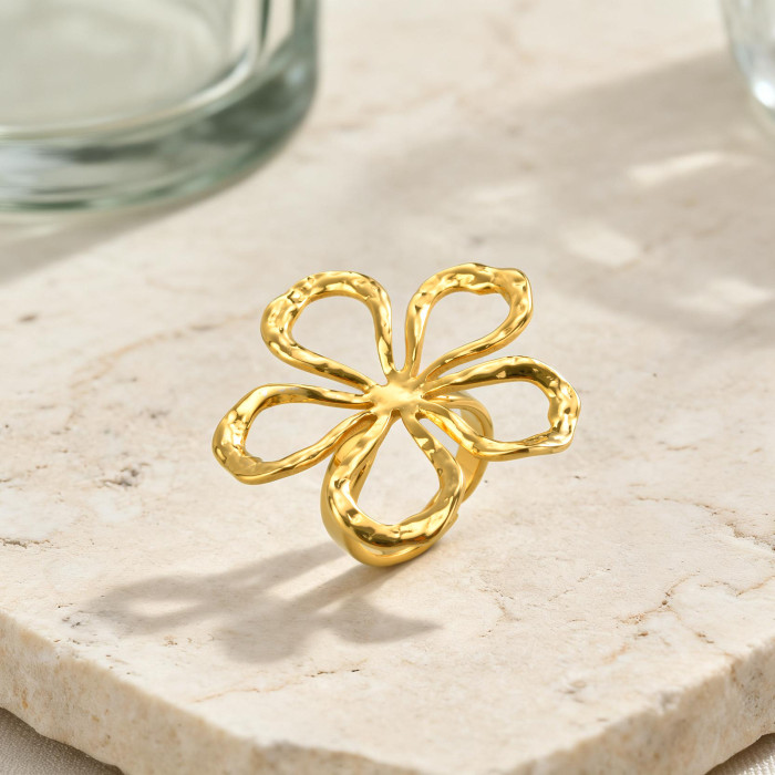 Wholesale Stainless Steel Modern Minimalist Chic Ring
