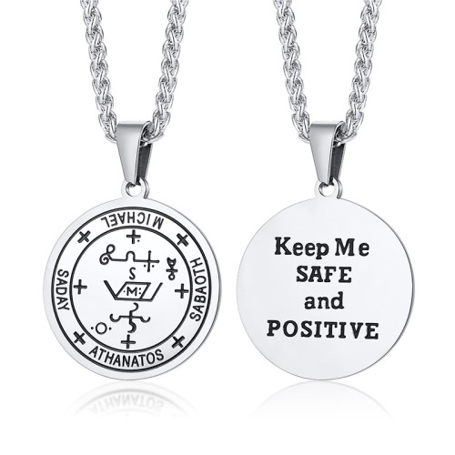 Wholesale Stainless Steel Pendant Amulet Magical Lucky Symbols