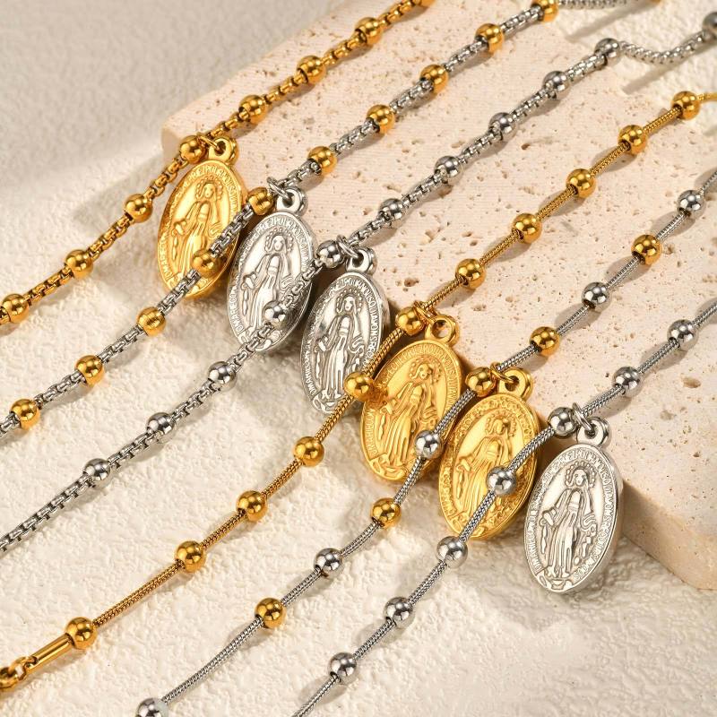 Wholesale Stainless Steel Madonna Bracelet