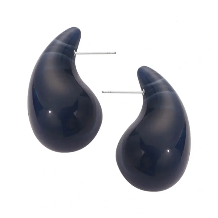 Wholesale Marbled Resin Chunky Earrings