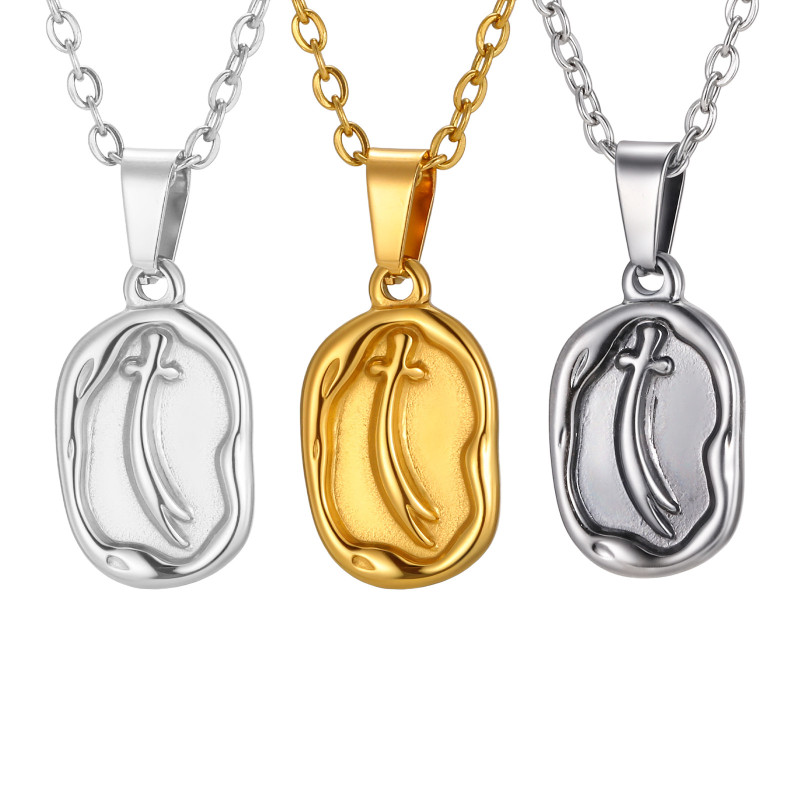 Wholesale Stainless Steel Sword Necklaces