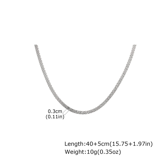 Wholesale Stainless Steel Mesh Necklace