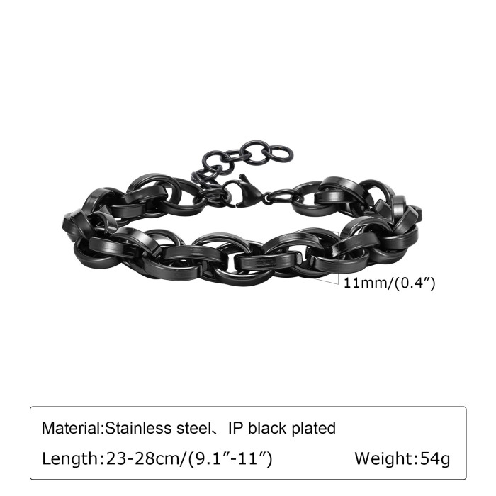 Wholesale Stainless Steel Vintage Twisted Bracelet
