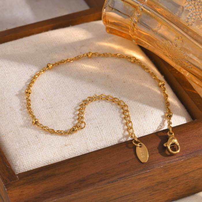 Wholesale Stainless Steel Chain and  Bead Necklace