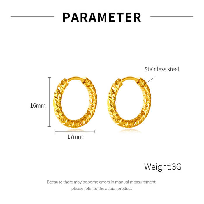 Wholesale Stainless Steel Hoop Earrings