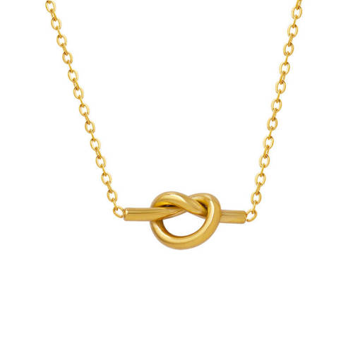 Wholesale Stainless Steel Elegant Minimalist Knot Pendant