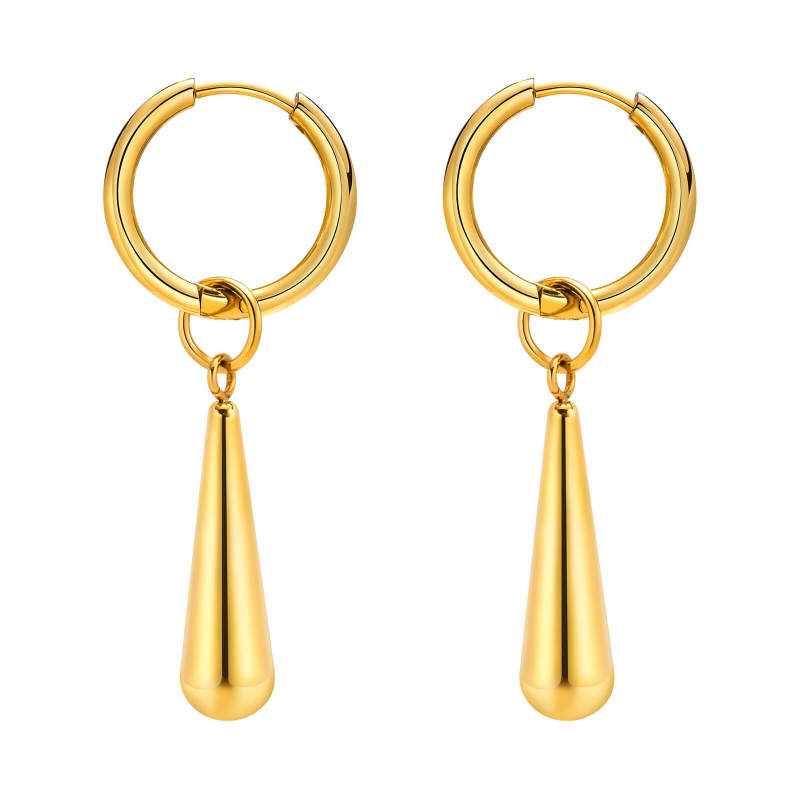 Wholesale Stainless Steel Teardrop Dangle Earrings