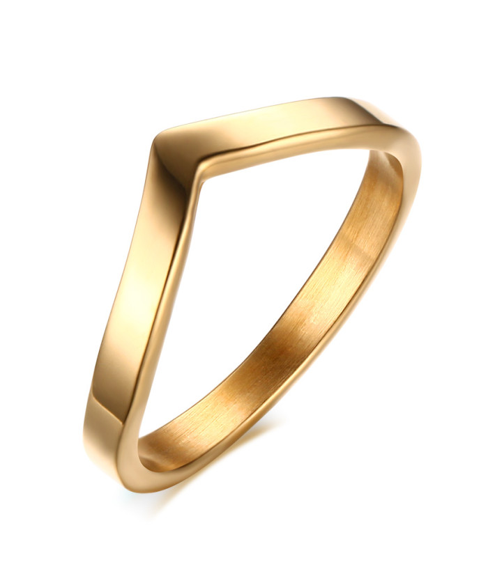 Wholesale Stainless Steel Womens Wishbone Ring for Sale