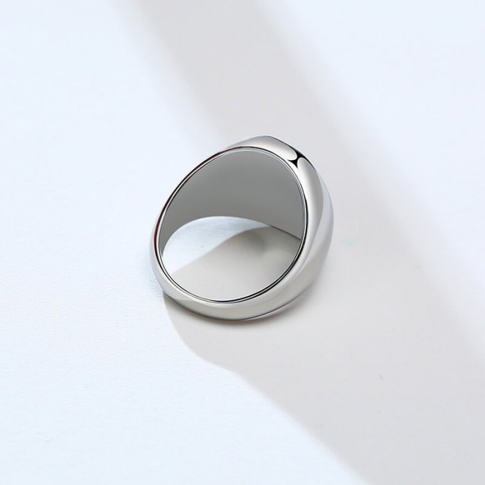Wholesale Stainless Steel Classic Men's Seal Ring