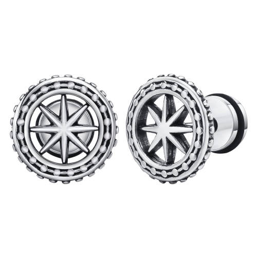 Wholesale Stainless Steel New Style Mens Stud Earrings