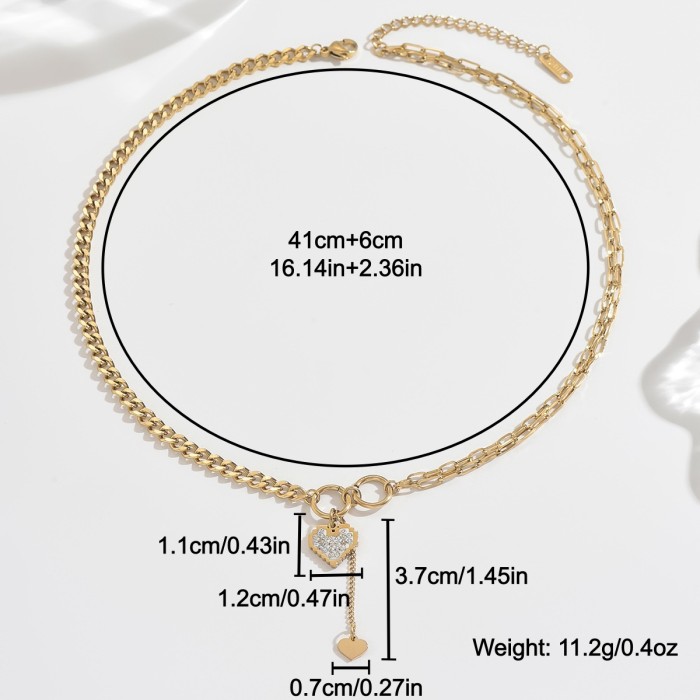 Wholesale Stainless Steel Minimalist Layering Necklace