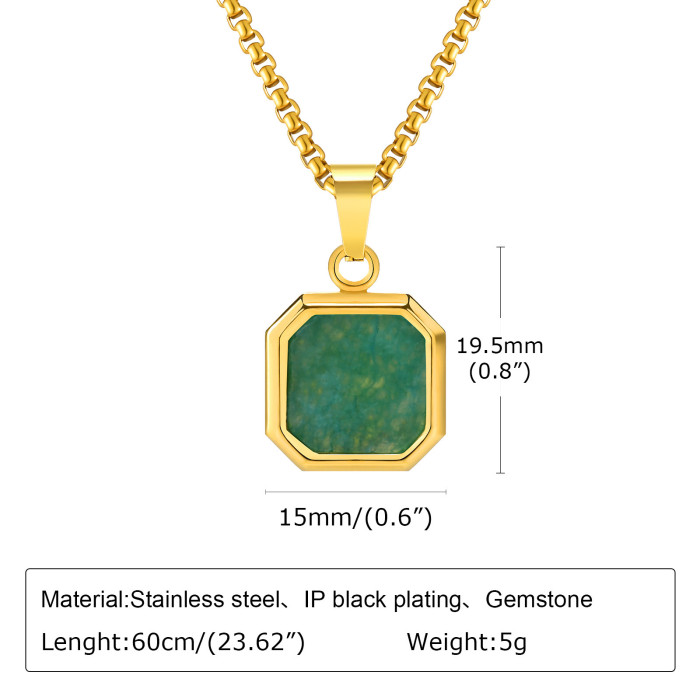 Wholesale Stainless Steel Pendant with Stone
