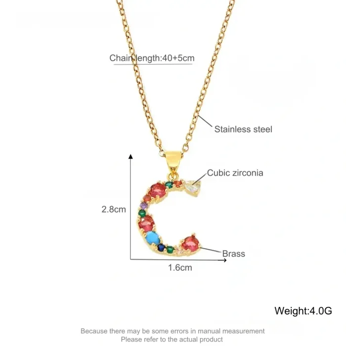 Wholesale Copper Colorful CZ Pendant