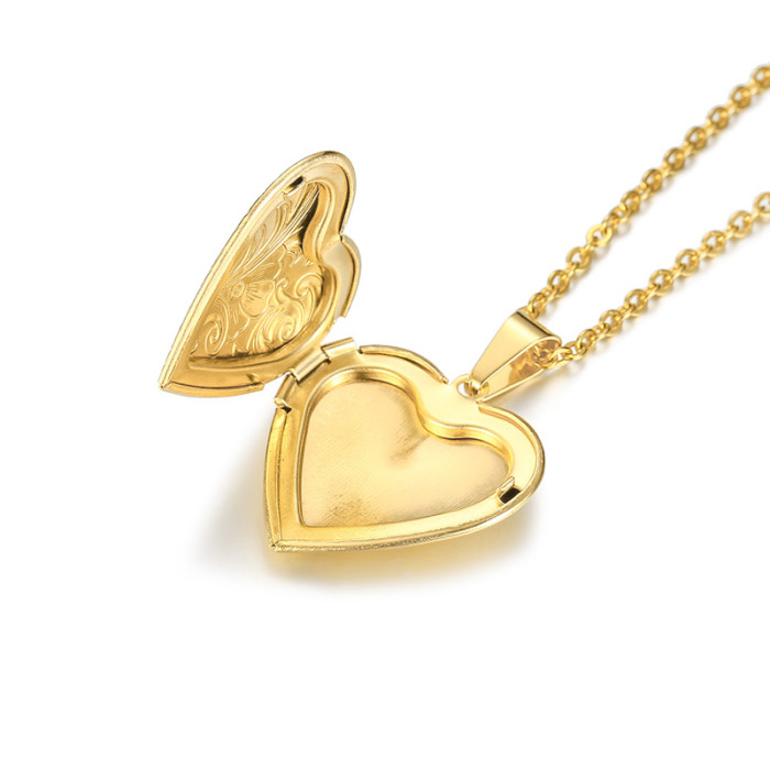 Wholesale Stainless Steel Heart Locket Necklace Near Me