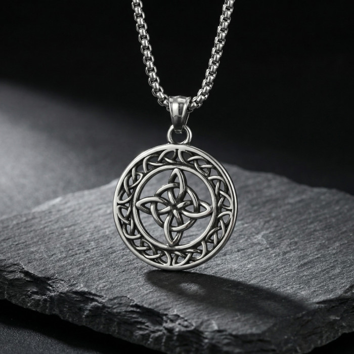 Wholesale Stainless Steel Celtic Knot Necklace