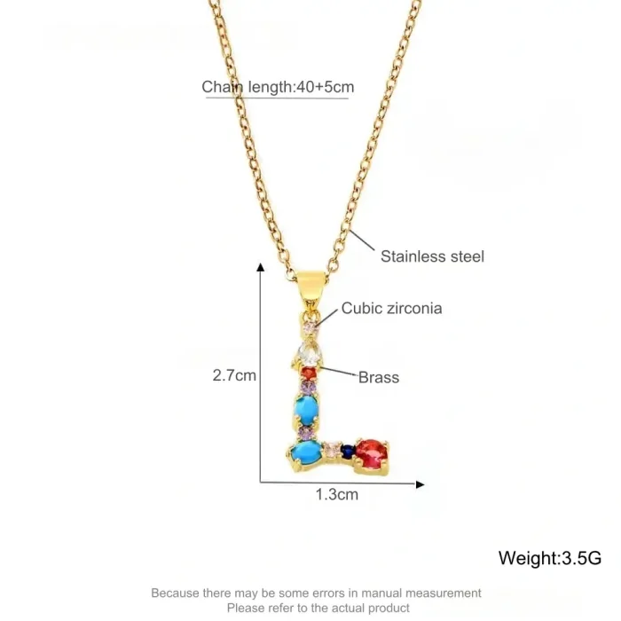 Wholesale Copper Colorful CZ Pendant