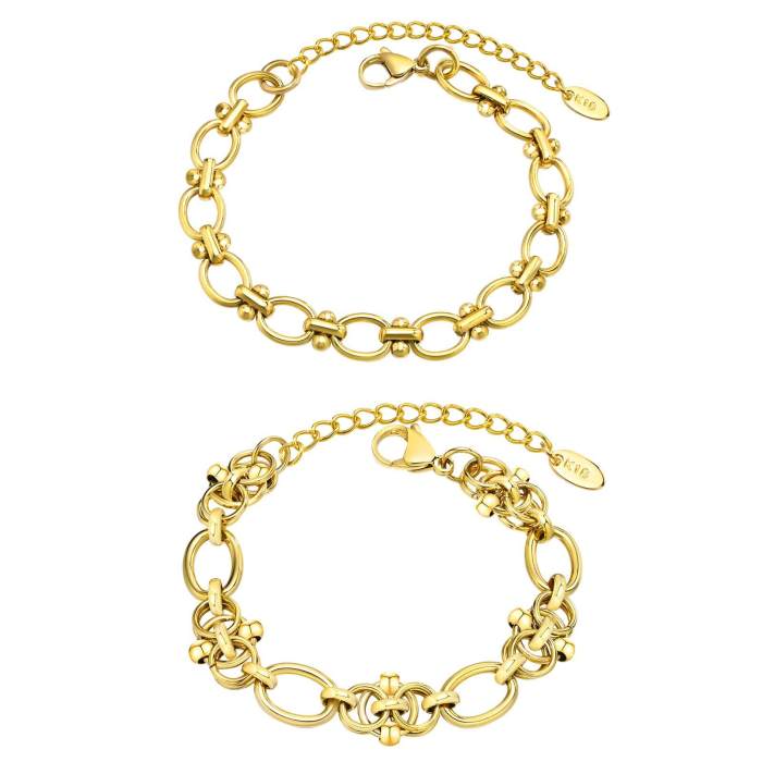 Wholesale Stainless Steel Beverly Link Bracelet