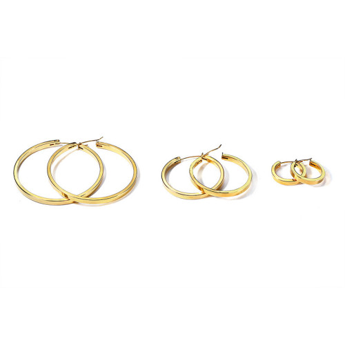 Wholesale  Stainless Steel Hoop Eearring Charms