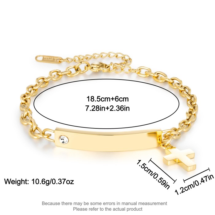 Wholesale Stainless Steel Custom ID Bracelet