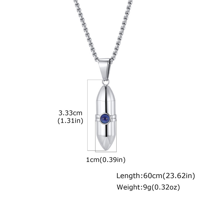 Wholesale Stainless Steel Bullet Urn Necklace